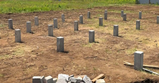 Фундамент на забивных жб сваях под ключ в Нововоронеже - фундамент из забивных железобетонных свай цена от 3142 руб/м2